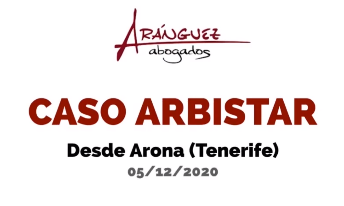Estafa Arbistar: Comunicado desde Juzgados de Arona