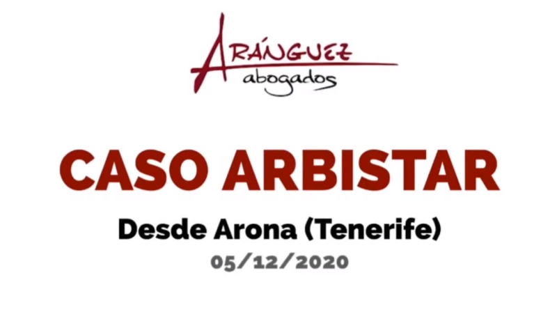 Estafa Arbistar: Comunicado desde Juzgados de Arona