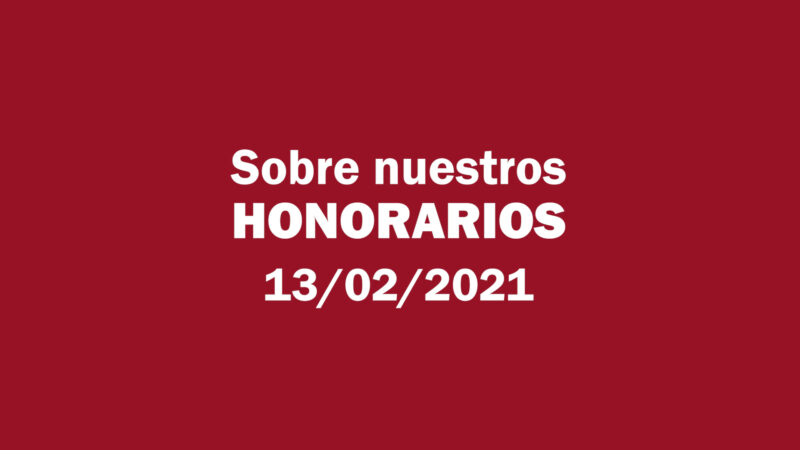 Estafa Nimbus: Sobre nuestros honorarios
