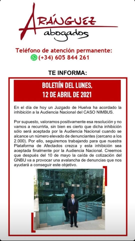 Boletín del lunes, 12 de abril de 2021