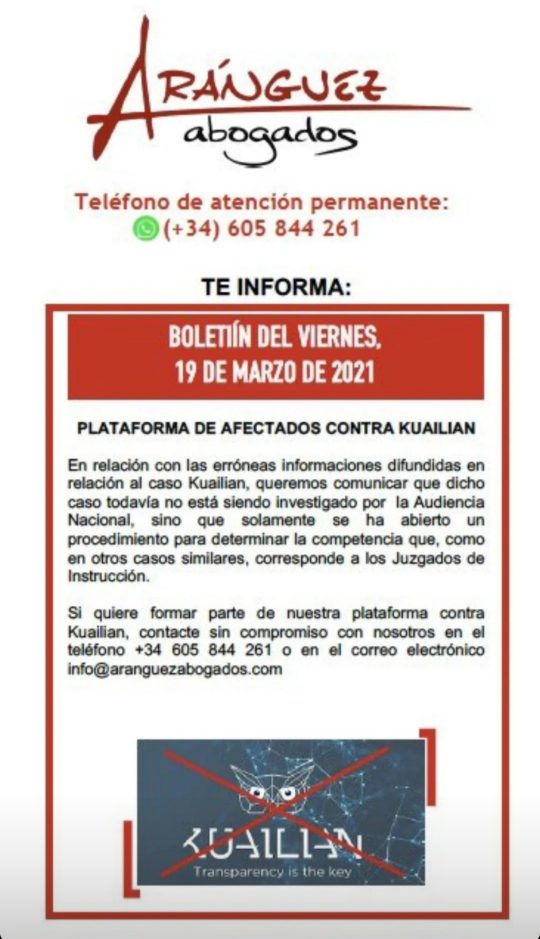 Boletín del viernes, 19 de marzo de 2021