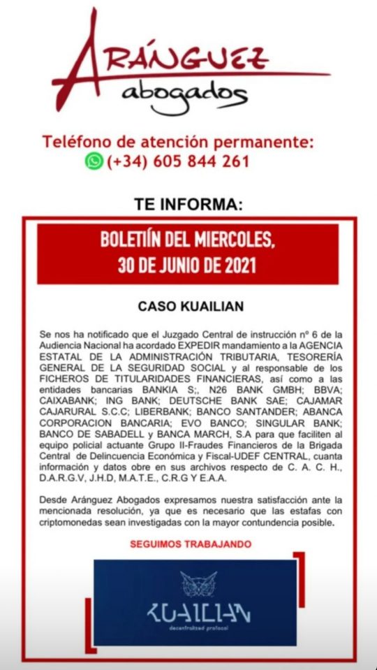 Boletín del miércoles, 30 de junio de 2021