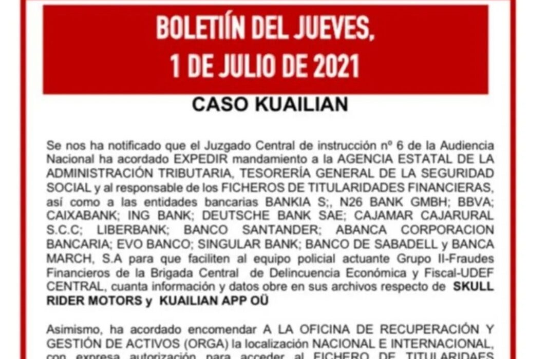 Boletín del jueves, 1 de julio de 2021