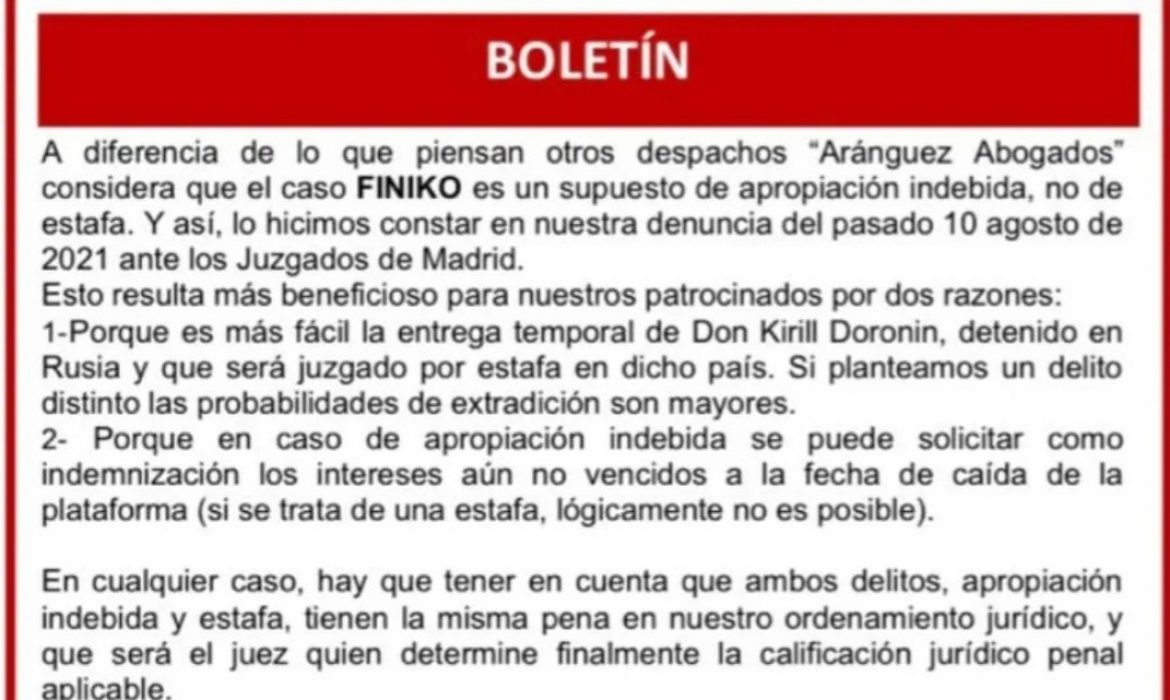 Boletín informativo