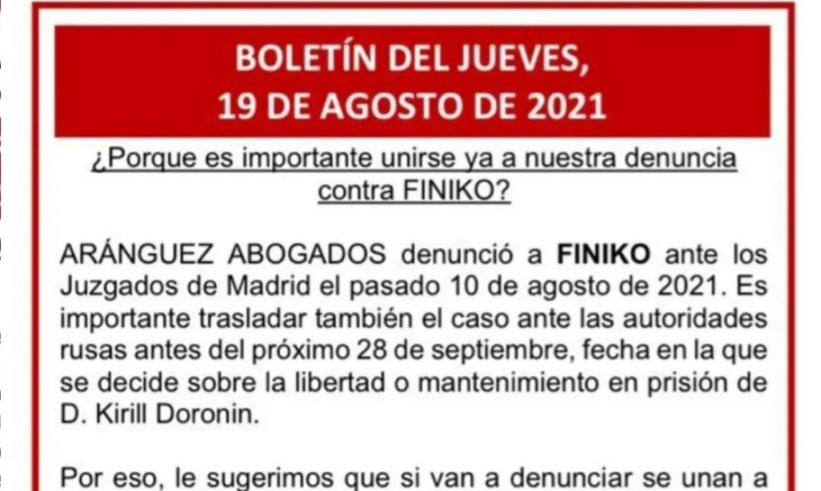 Boletín del jueves, 19 de agosto de 2021