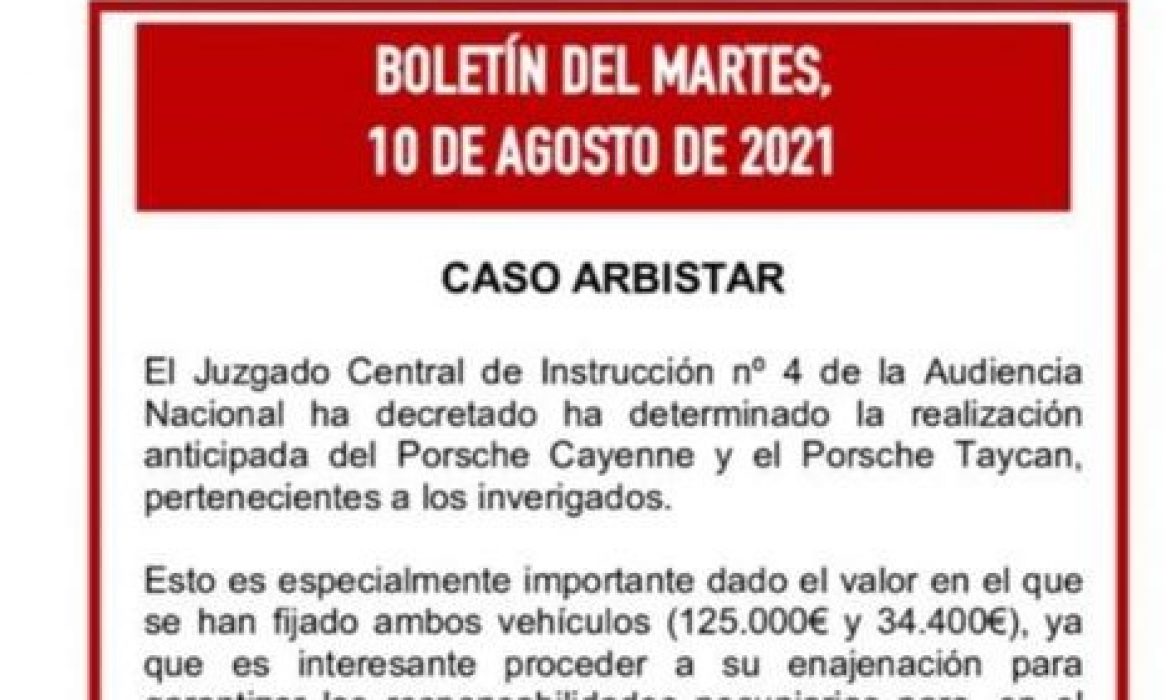 Boletín del martes, 10 de agosto de 2021