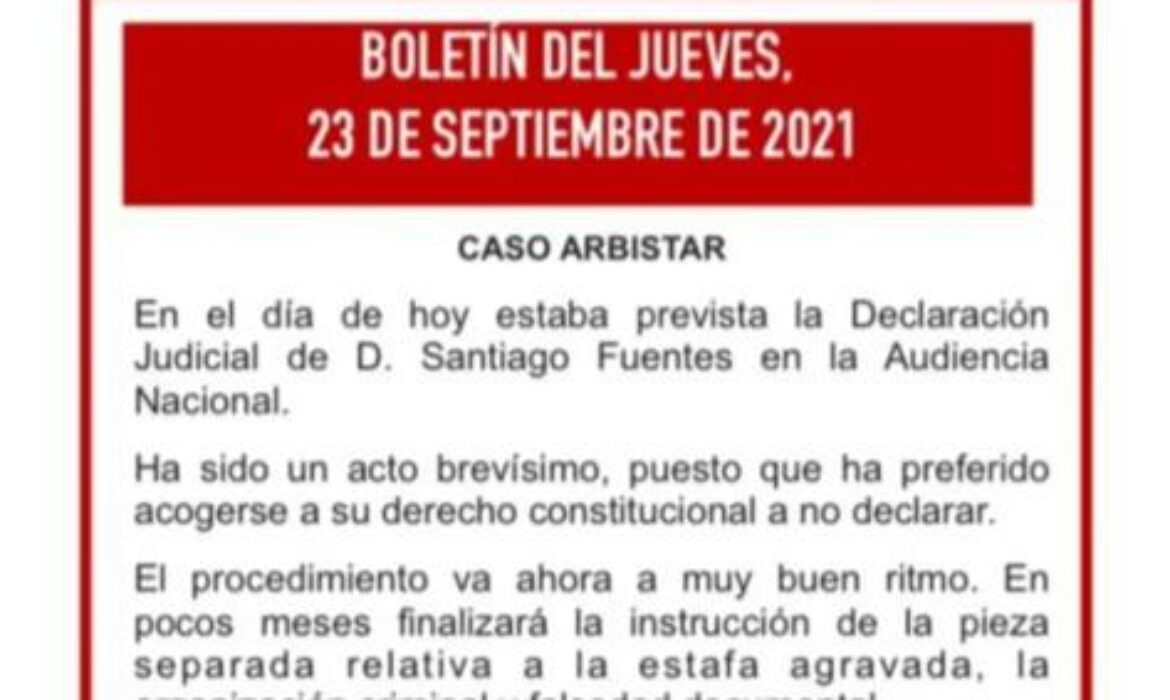 Boletín del jueves, 23 de septiembre de 2021