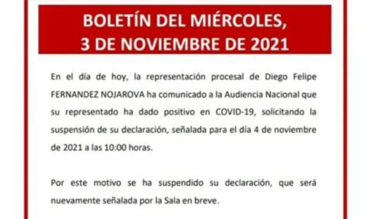 Boletín del miércoles, 3 de noviembre de 2021