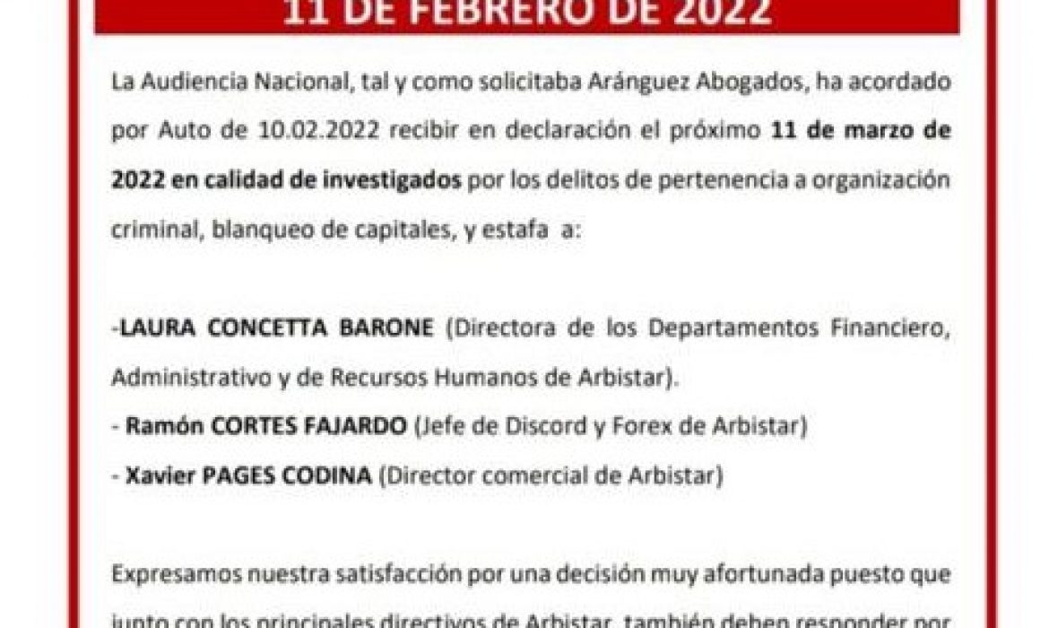 Boletín del viernes, 11 de febrero de 2022